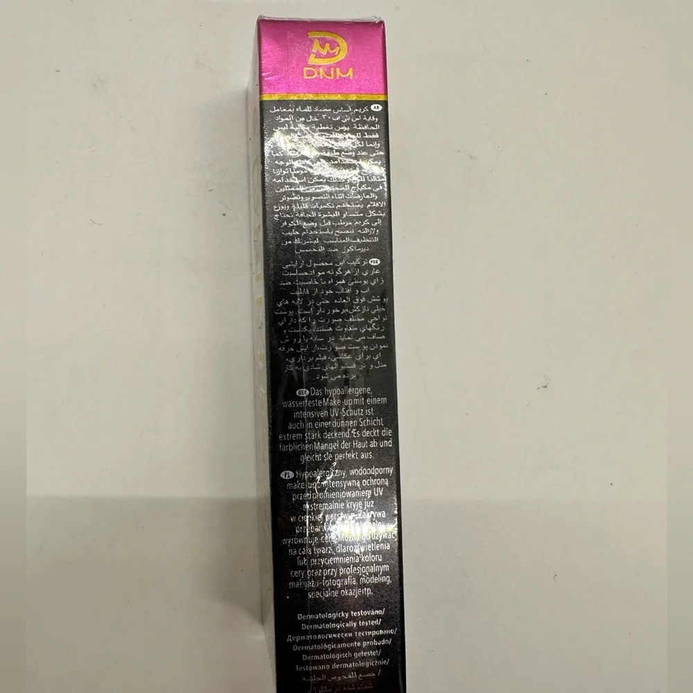 DNM Small Gold Tube Concealer Cover Acne Mark Scar Tattoo Dark Circle Foundation